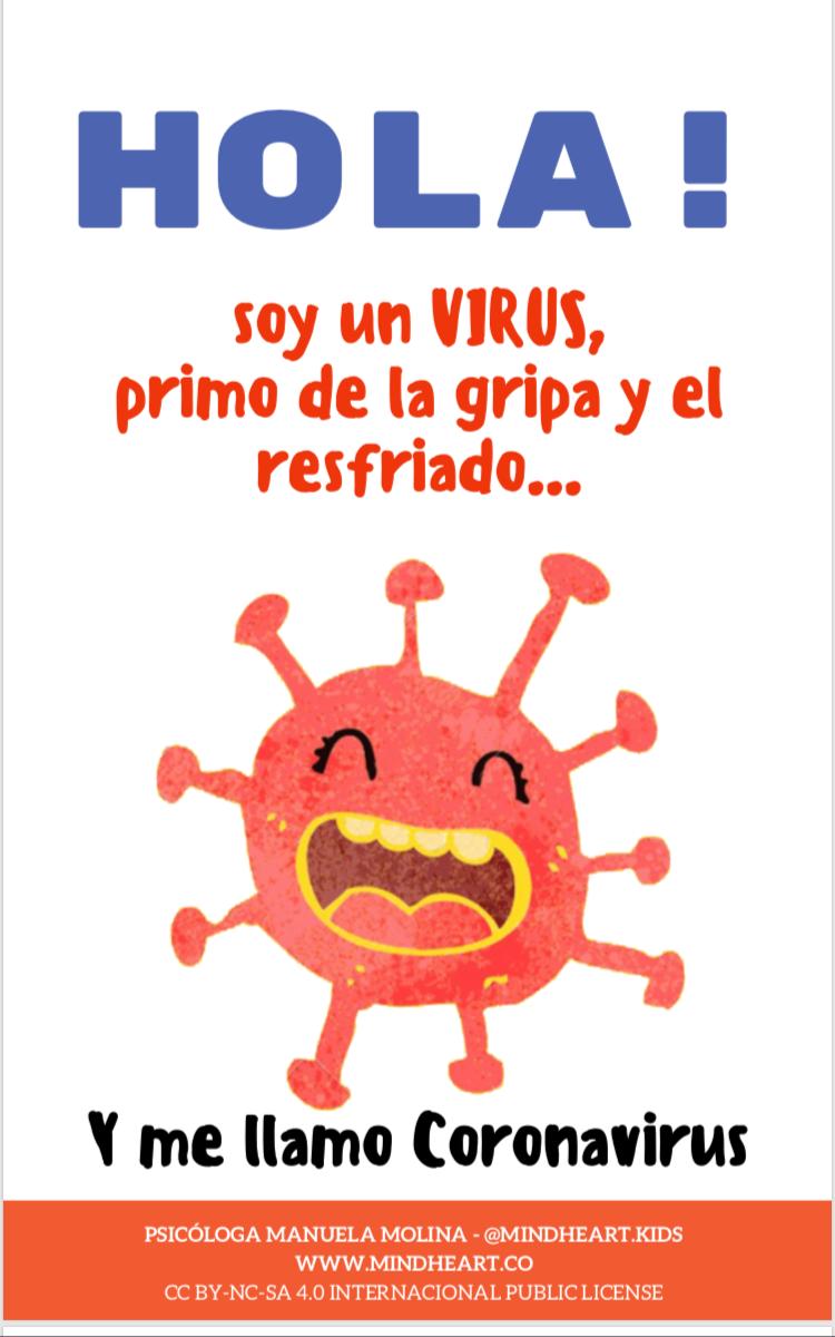  “¡Hola! Soy el Coronavirus”, el cuento para que los niños conozcan más sobre el virus