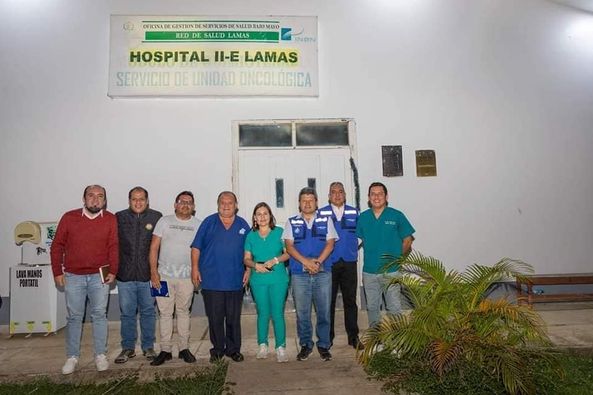  El Hospital II-E de Lamas recibió la visita del director regional de salud Amazonas, Dr. Wiliam Trigoso Rojas.
